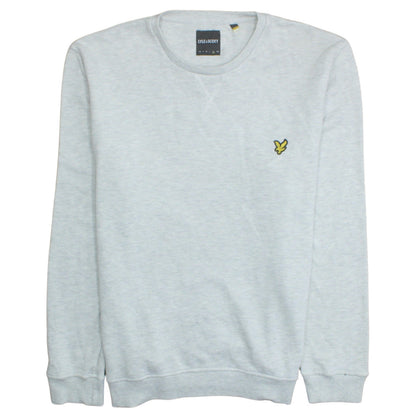 Mens UK Size XL Lyle & Scott Grey Pullover Sweatshirt