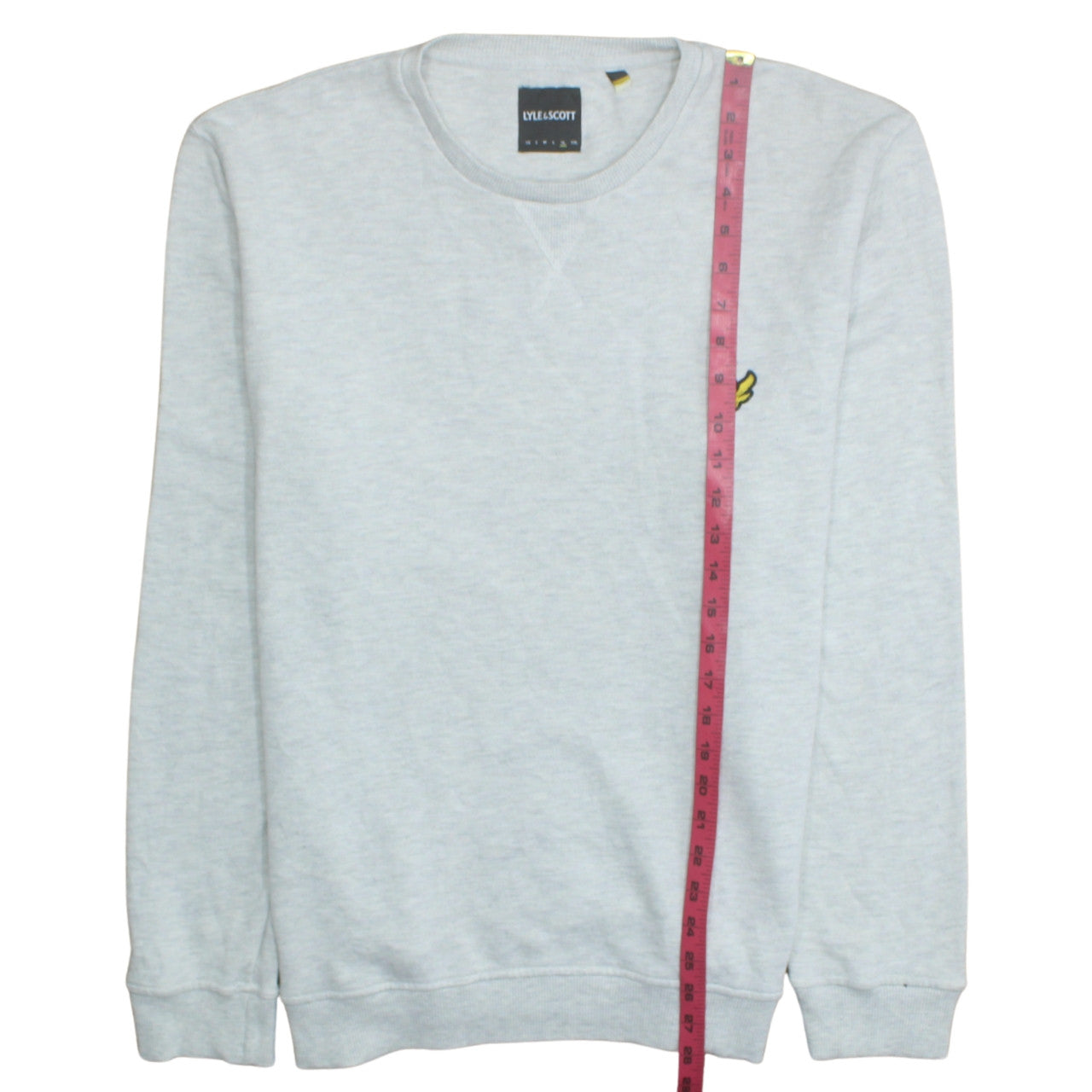 Mens UK Size XL Lyle & Scott Grey Pullover Sweatshirt