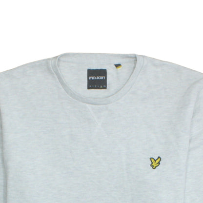 Mens UK Size XL Lyle & Scott Grey Pullover Sweatshirt