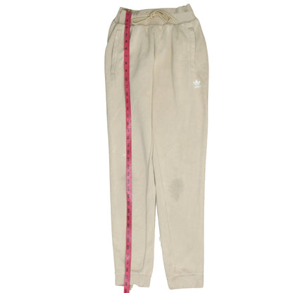 Adidas Women's Beige Jogger Sweatpants Size 10 Casual Fleece