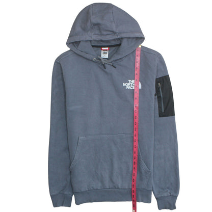 Mens UK Size M The North Face Blue Pullover Hoodie