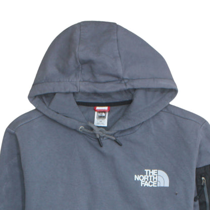 Mens UK Size M The North Face Blue Pullover Hoodie