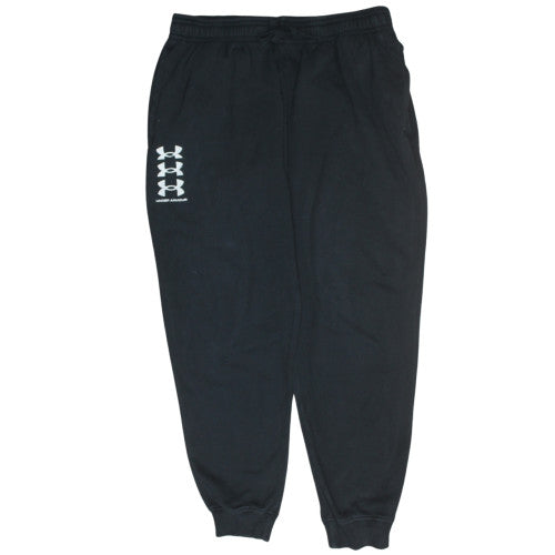 Mens UK Size XL Under armour Relaxed Fit Jogger Black Trousers