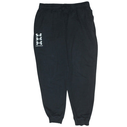 Mens UK Size XL Under armour Relaxed Fit Jogger Black Trousers