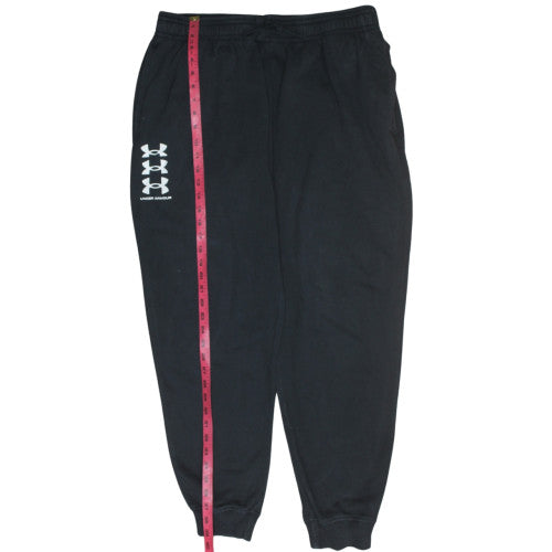 Mens UK Size XL Under armour Relaxed Fit Jogger Black Trousers