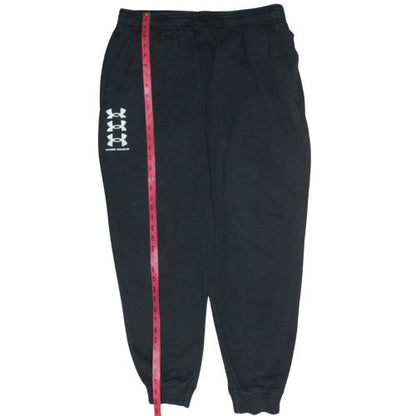 Mens UK Size XL Under armour Relaxed Fit Jogger Black Trousers