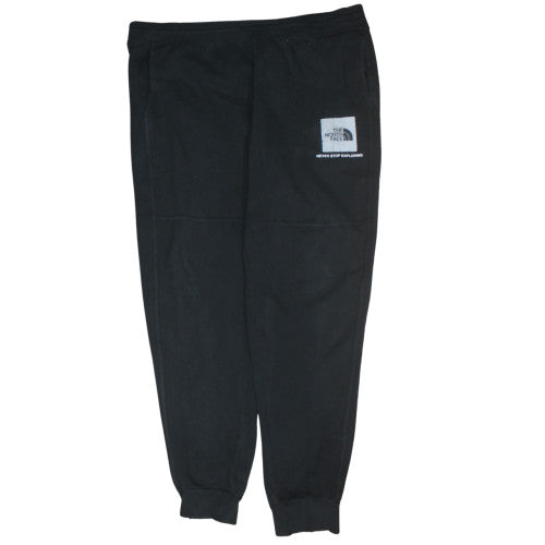 Mens UK Size 2XL The North Face Regular Fit Sweatpants Black Trousers