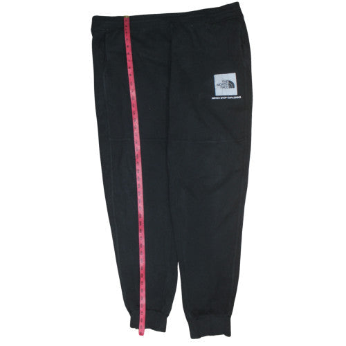 Mens UK Size 2XL The North Face Regular Fit Sweatpants Black Trousers