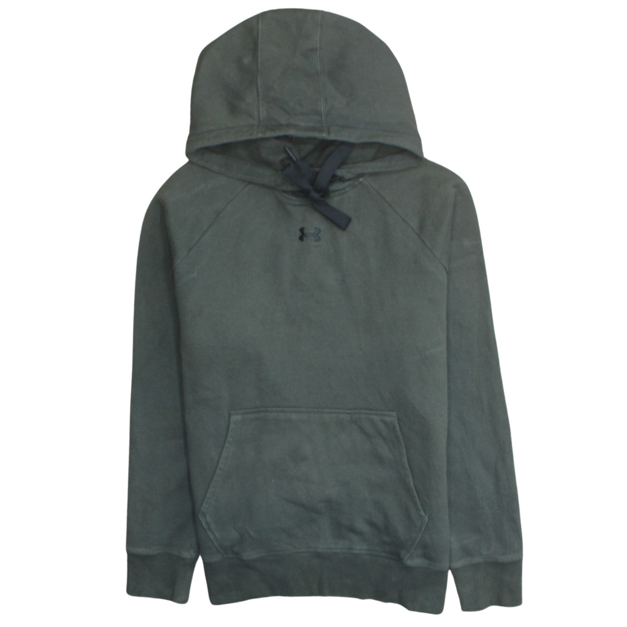Mens UK Size M Under armour Green Pullover Hoodie