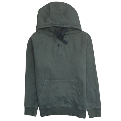 Mens UK Size M Under armour Green Pullover Hoodie