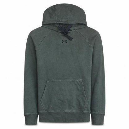 Mens UK Size M Under armour Green Pullover Hoodie