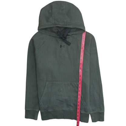 Mens UK Size M Under armour Green Pullover Hoodie
