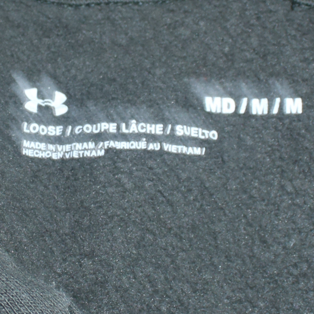 Mens UK Size M Under armour Green Pullover Hoodie