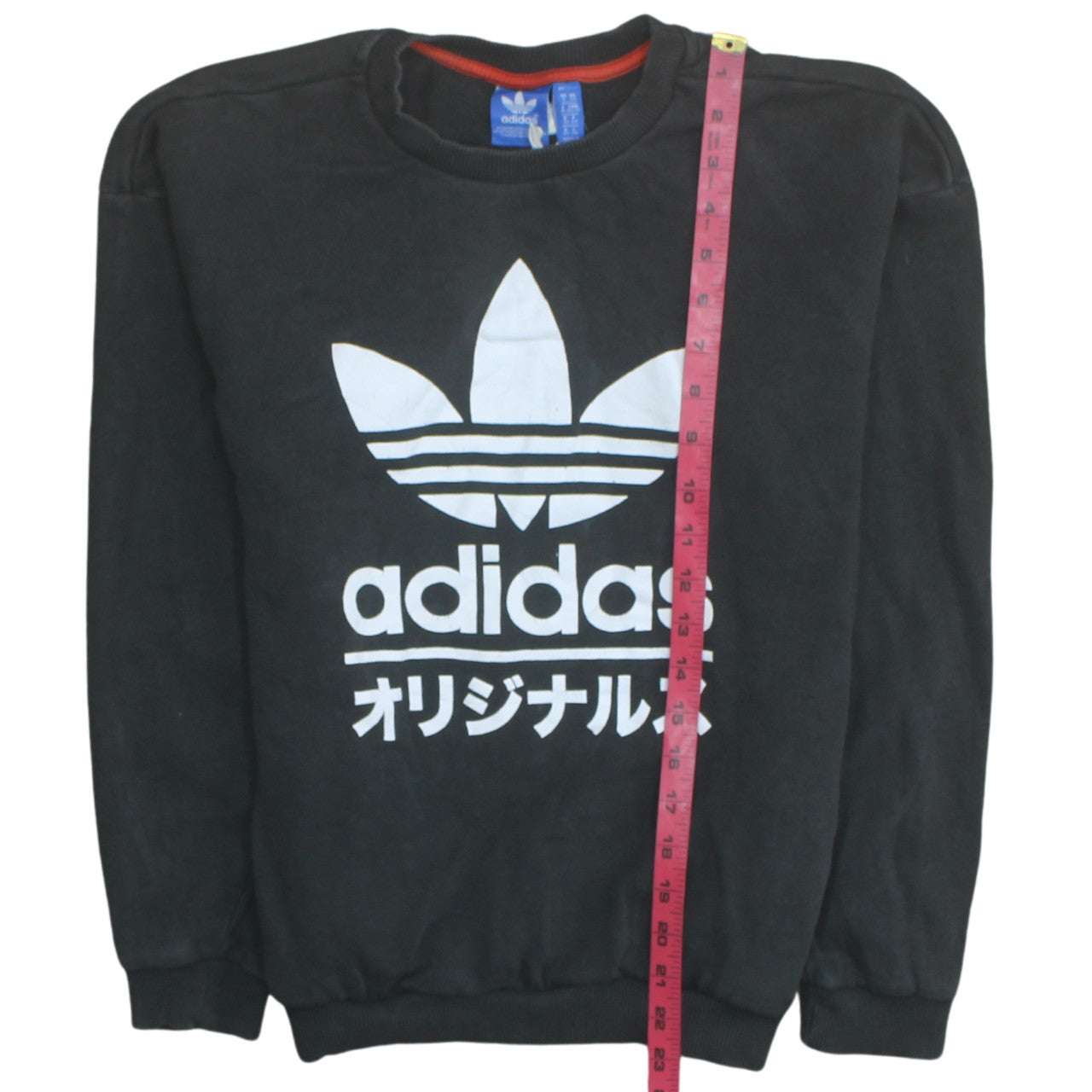 Womens UK Size XS adidas Black Pullover Sweatshirt