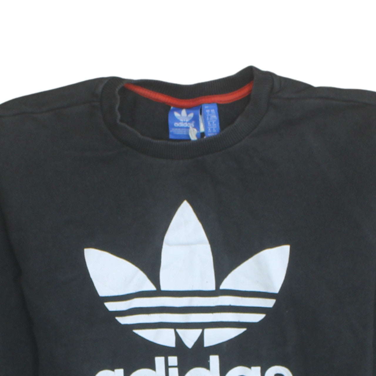 Womens UK Size XS adidas Black Pullover Sweatshirt