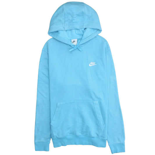 Mens UK Size M Nike Blue Pullover Hoodie