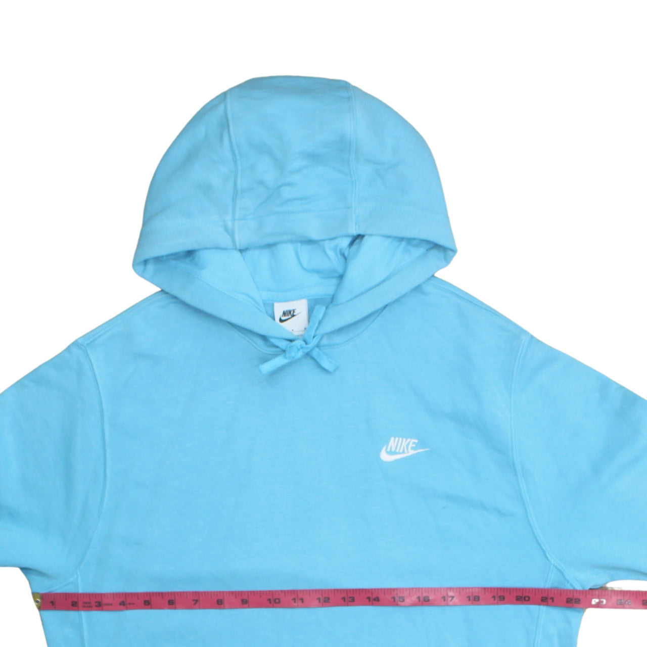 Mens UK Size M Nike Blue Pullover Hoodie