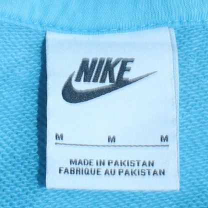 Mens UK Size M Nike Blue Pullover Hoodie