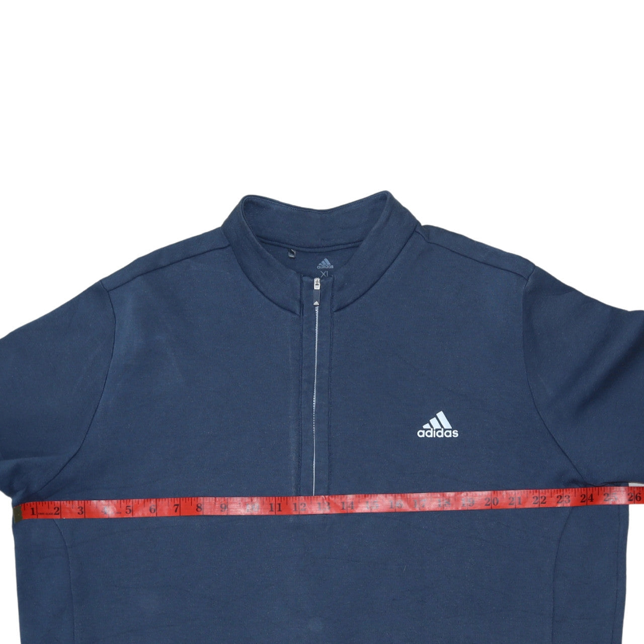 Mens UK Size XL adidas Blue Henley Sweatshirt