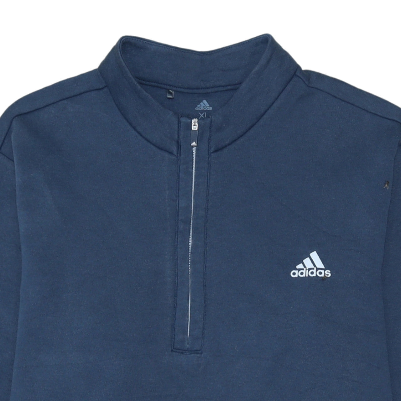 Mens UK Size XL adidas Blue Henley Sweatshirt