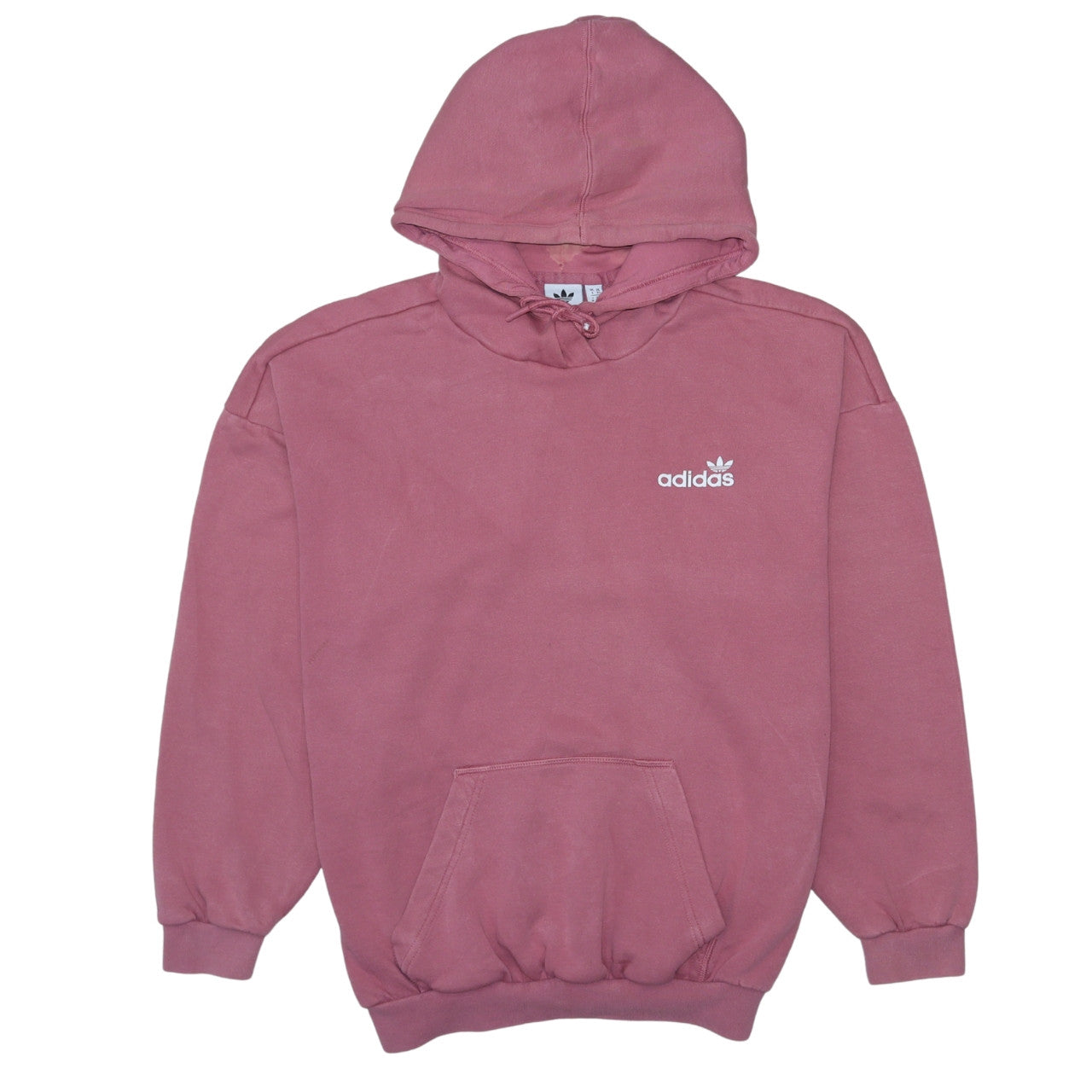 Womens UK Size XS adidas Pink Pullover Hoodie