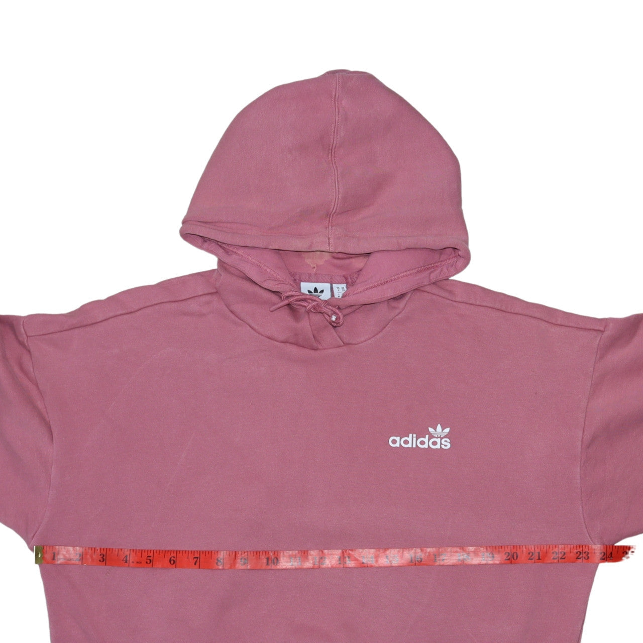 Womens UK Size XS adidas Pink Pullover Hoodie