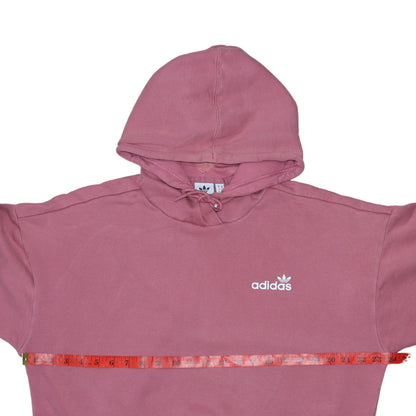 Womens UK Size XS adidas Pink Pullover Hoodie