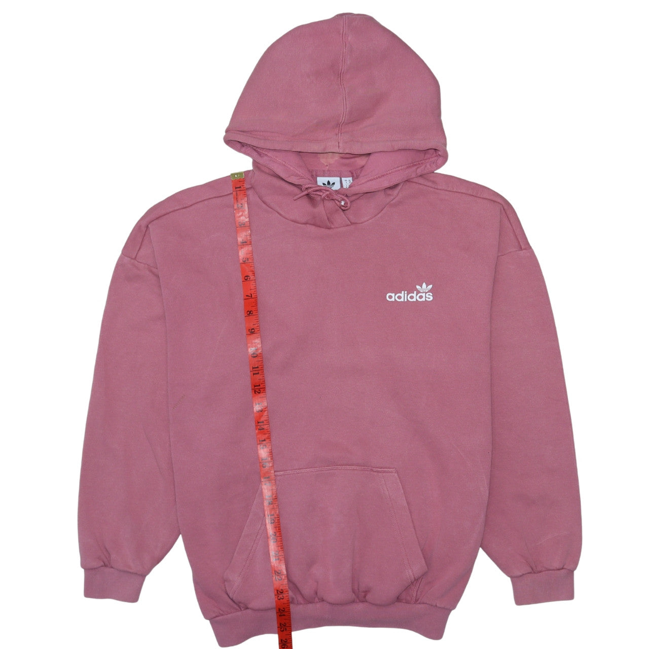 Womens UK Size XS adidas Pink Pullover Hoodie