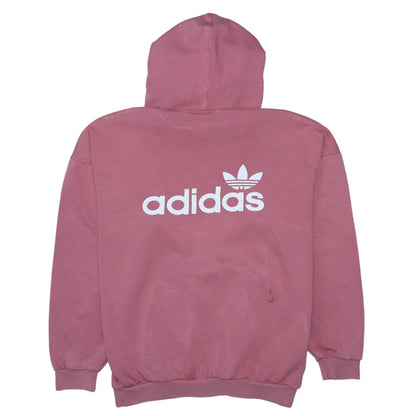 Womens UK Size XS adidas Pink Pullover Hoodie