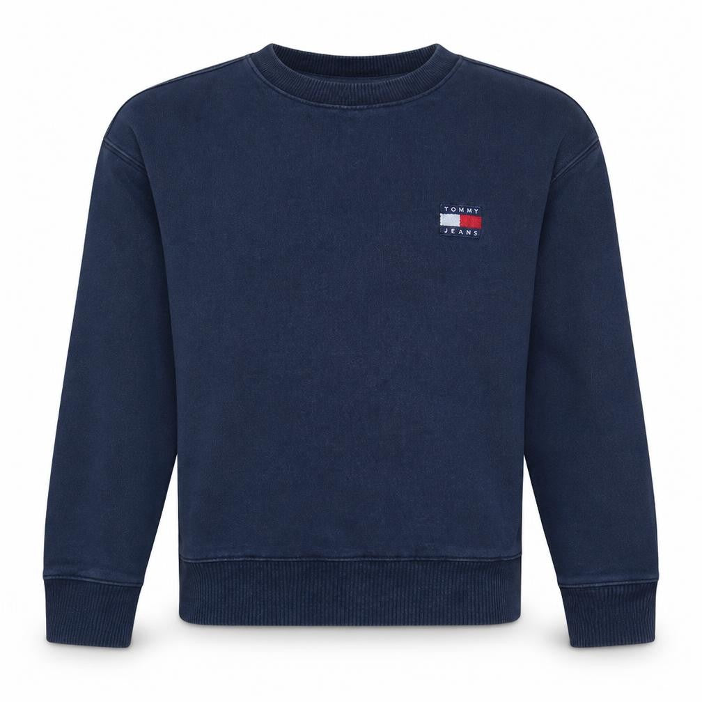 Mens UK Size XS Tommy Jeans Blue Pullover Sweatshirt
