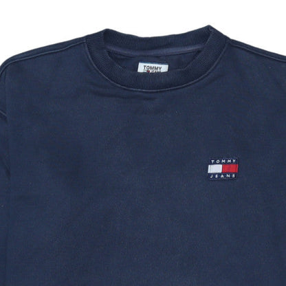Mens UK Size XS Tommy Jeans Blue Pullover Sweatshirt
