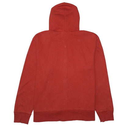 Mens UK Size XL Gap Red Full Zip Hoodie