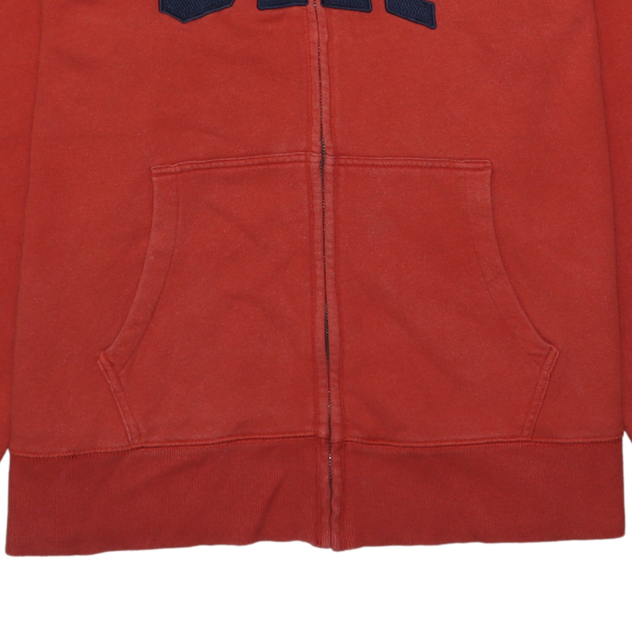 Mens UK Size XL Gap Red Full Zip Hoodie