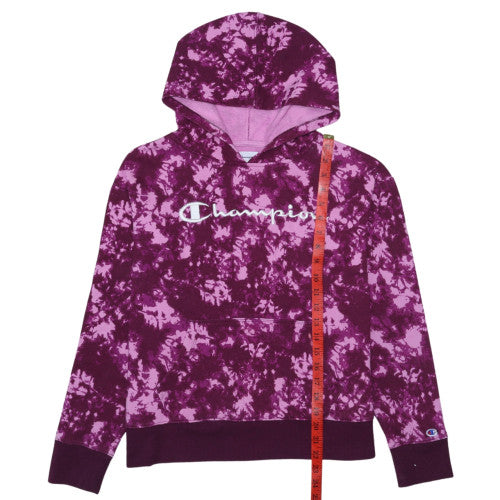 Womens UK Size M Champion Purple Pullover Hoodie