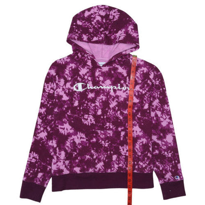 Womens UK Size M Champion Purple Pullover Hoodie