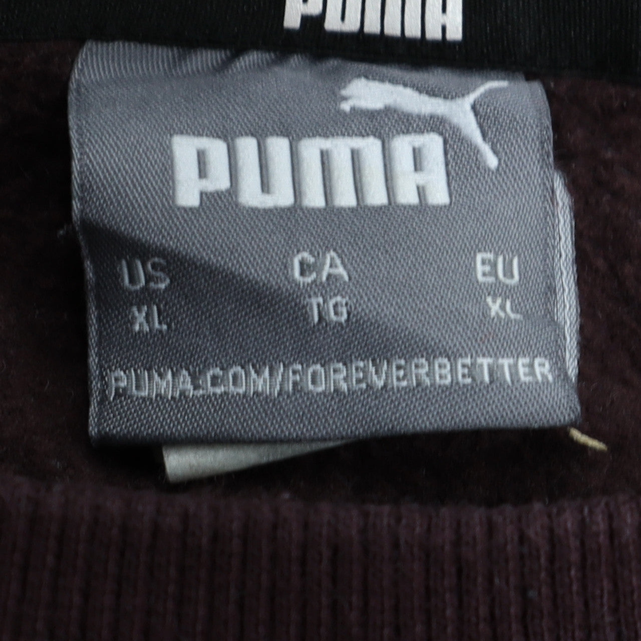 Mens UK Size XL PUMA Brown Pullover Sweatshirt