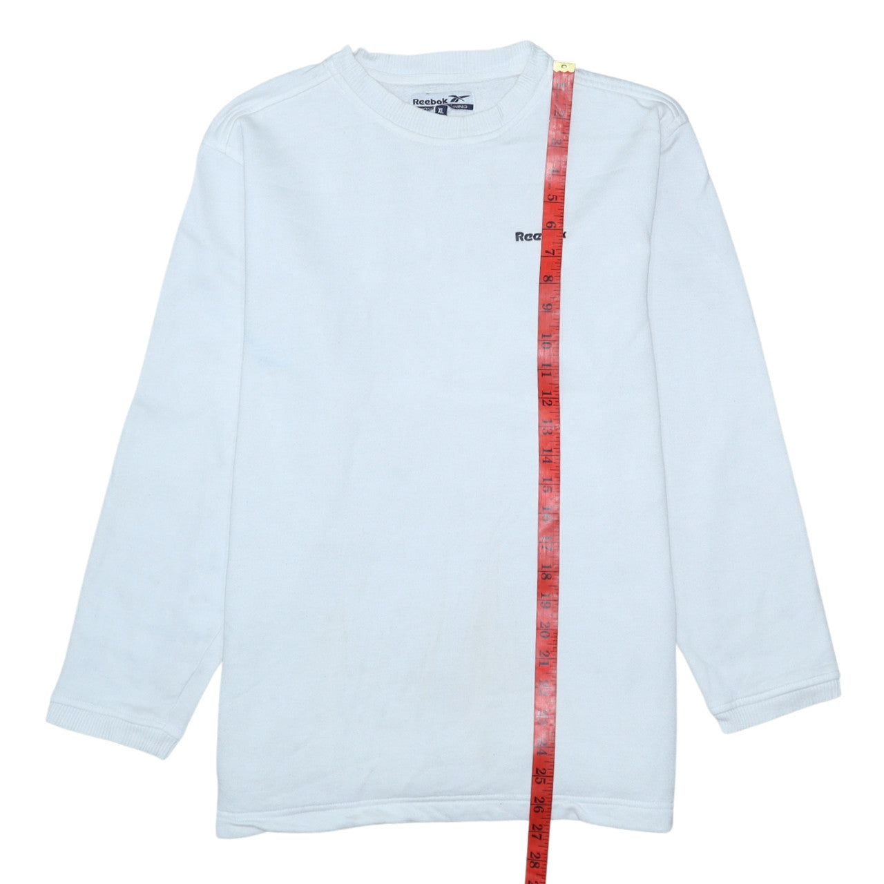 Womens UK Size XL Reebok White Pullover Sweatshirt