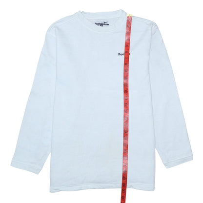 Womens UK Size XL Reebok White Pullover Sweatshirt