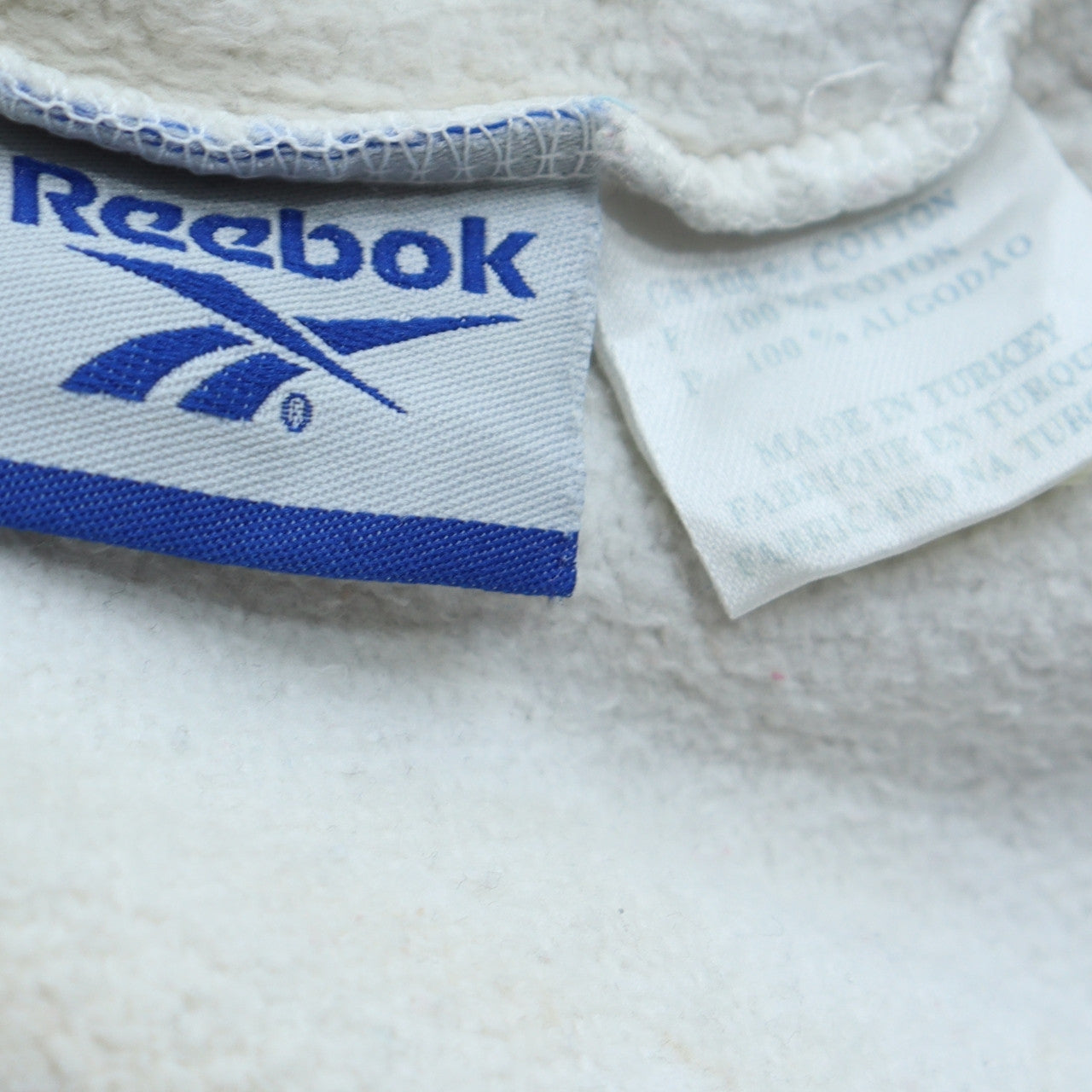 Womens UK Size XL Reebok White Pullover Sweatshirt