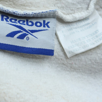 Womens UK Size XL Reebok White Pullover Sweatshirt