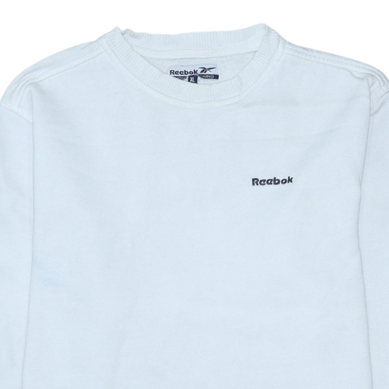 Womens UK Size XL Reebok White Pullover Sweatshirt