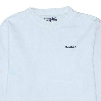 Womens UK Size XL Reebok White Pullover Sweatshirt