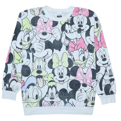 Womens UK Size L Disney at George Multicoloured Pullover Sweatshirt