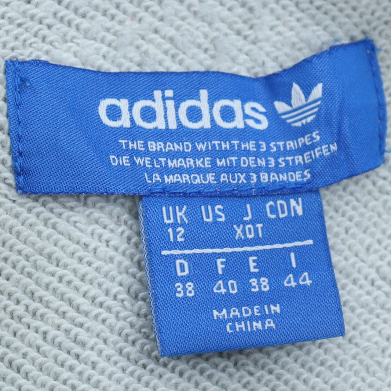 Womens UK Size 12 adidas Grey Pullover Hoodie