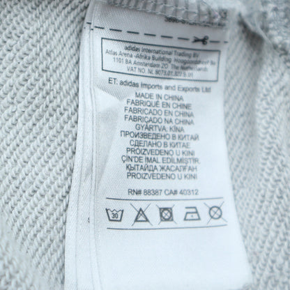 Womens UK Size 12 adidas Grey Pullover Hoodie