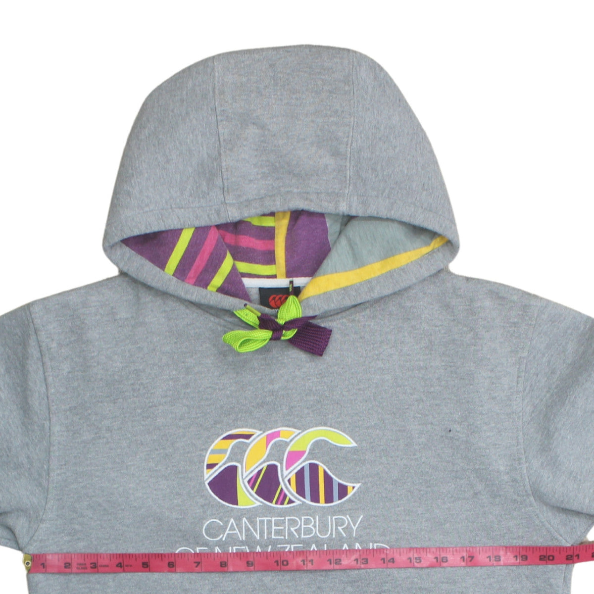 Womens UK Size S Canterbury Grey Pullover Hoodie