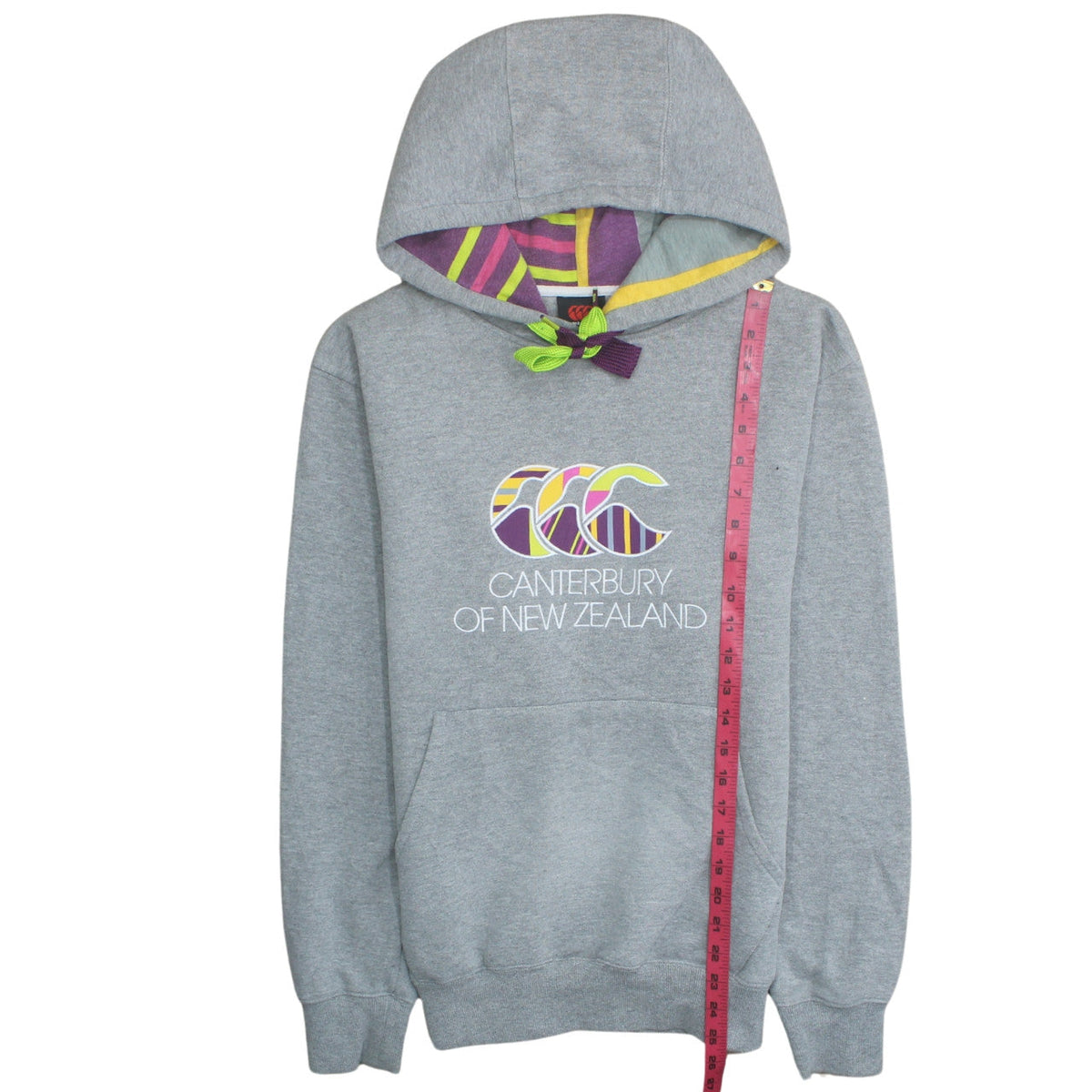 Womens UK Size S Canterbury Grey Pullover Hoodie