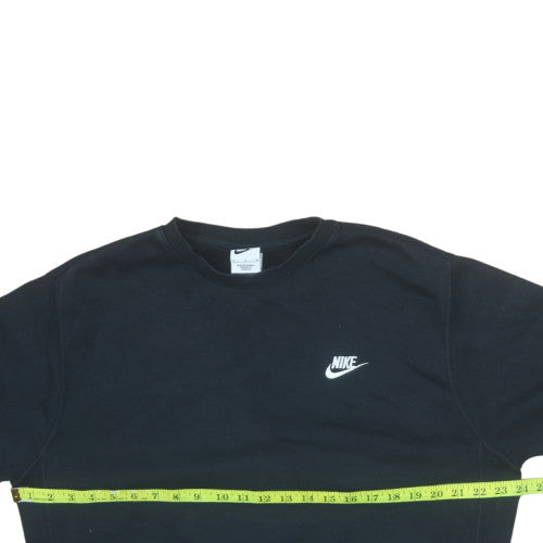 Mens UK Size M Nike Black Pullover Sweatshirt