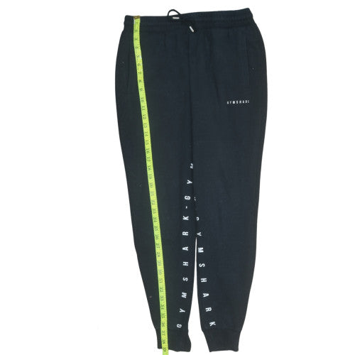 Womens UK Size L Gymshark Regular Fit Jogger Black Trousers
