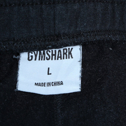 Womens UK Size L Gymshark Regular Fit Jogger Black Trousers